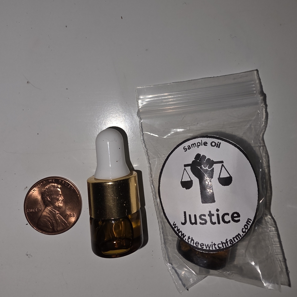 Justice Sample Oil with Dropper